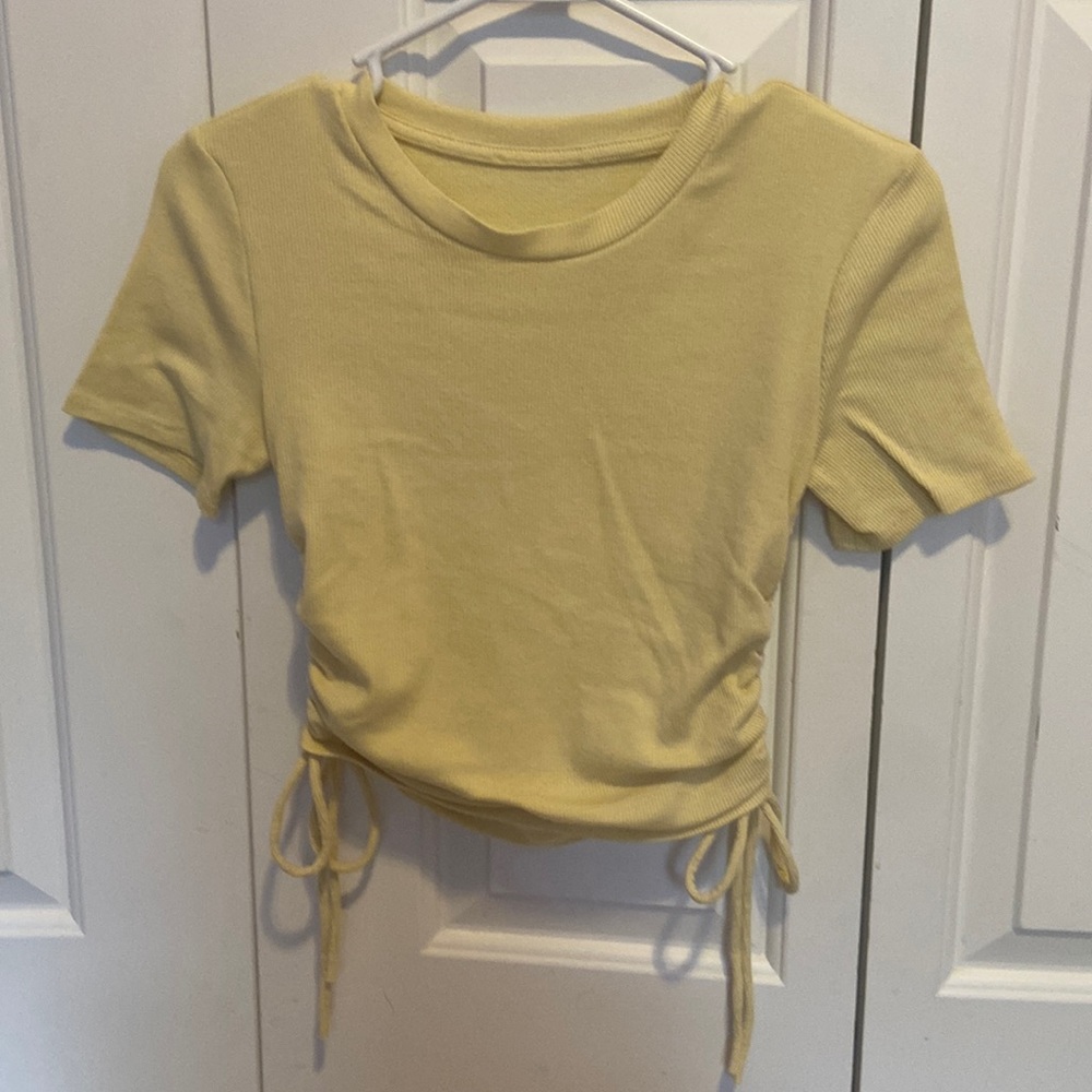Zara yellow top